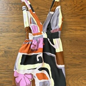 Alice and Trixie colorful V-Neck Tank Top XS